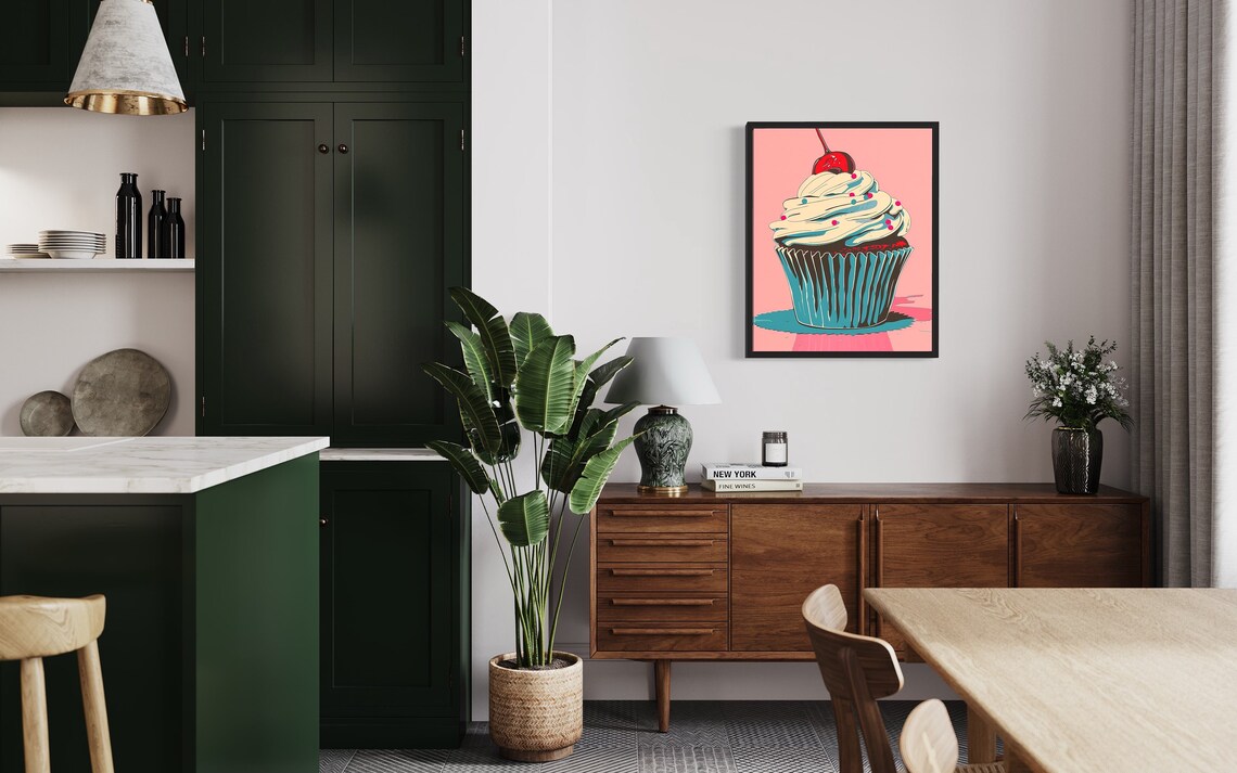 Cupcake Pop Art, Retro Vintage Collection - Image 3