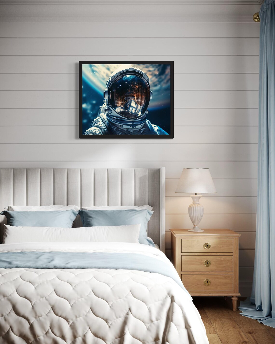 Astronaut, Original Paint Artwork Decor - Image 4