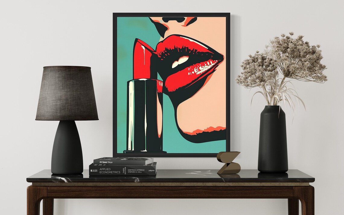 Lipstick Pop Art, Retro Vintage Collection - Image 3