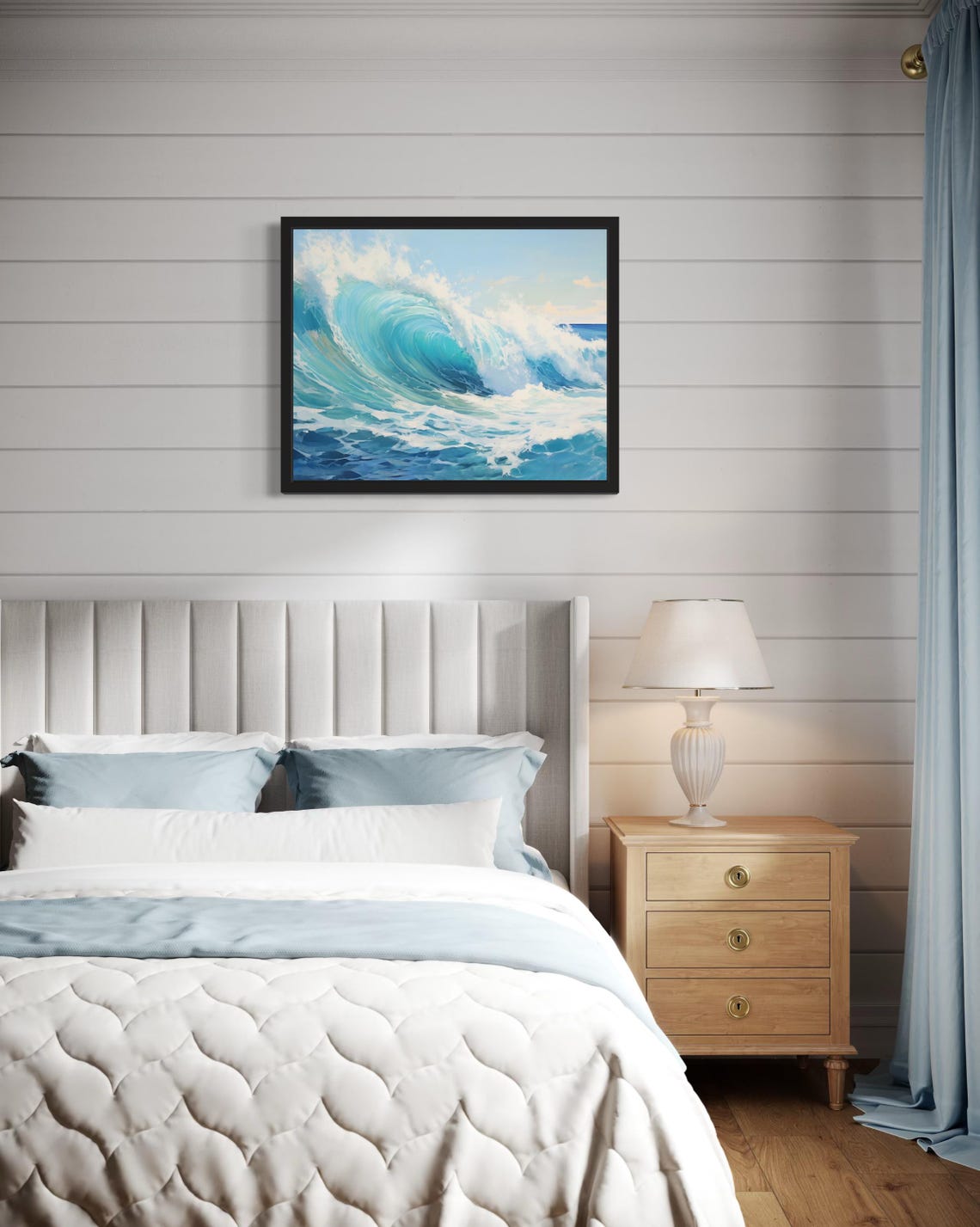 Ocean Waves Abstract Art Print - Image 4