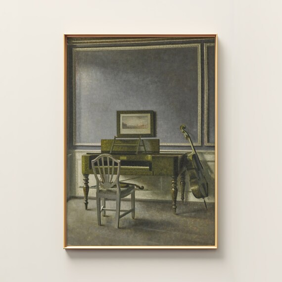 The Music Room Strandgade 30, Danish Art Nouveau Print