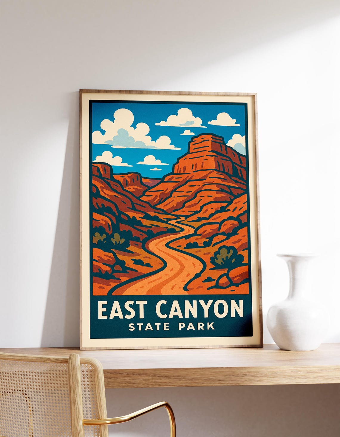 Kinshasa Travel Poster, Congo Decor Print