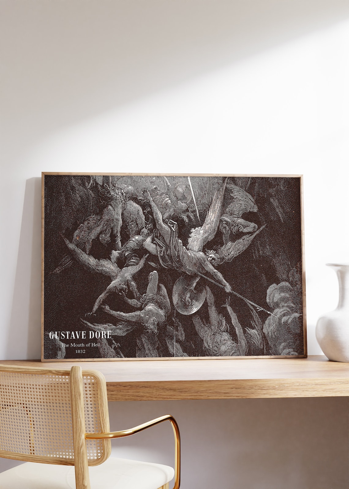 Gothic Wall Decor Exhibition Poster, Vintage Museum Art