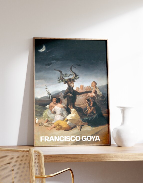 Baroque Art Print Francisco Goya Renaissance Exhibition Poster Vintage Painting Museum Decor