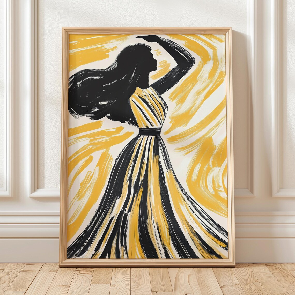 Abstract Woman Modern Feminine Art Print