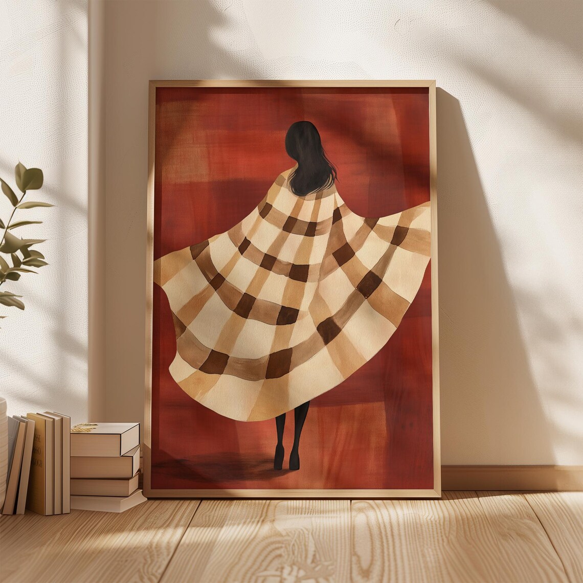 Abstract Female Silhouette, Minimalist Contemporary Poster - Image 4
