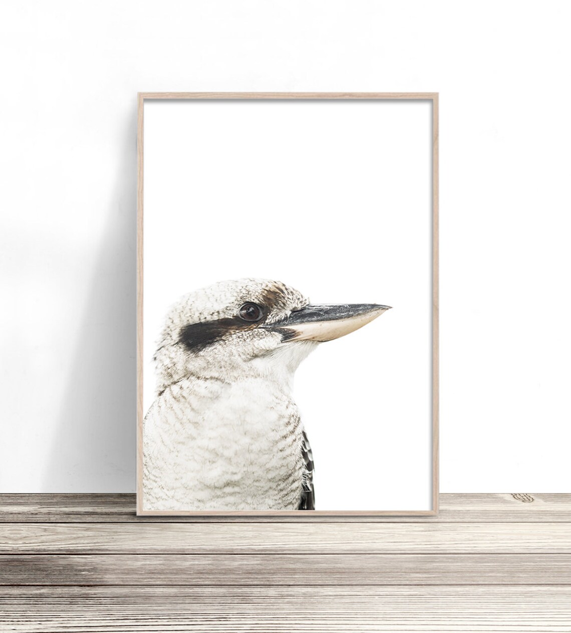 Kookaburra Modern Australiana Bird Wall Art Print