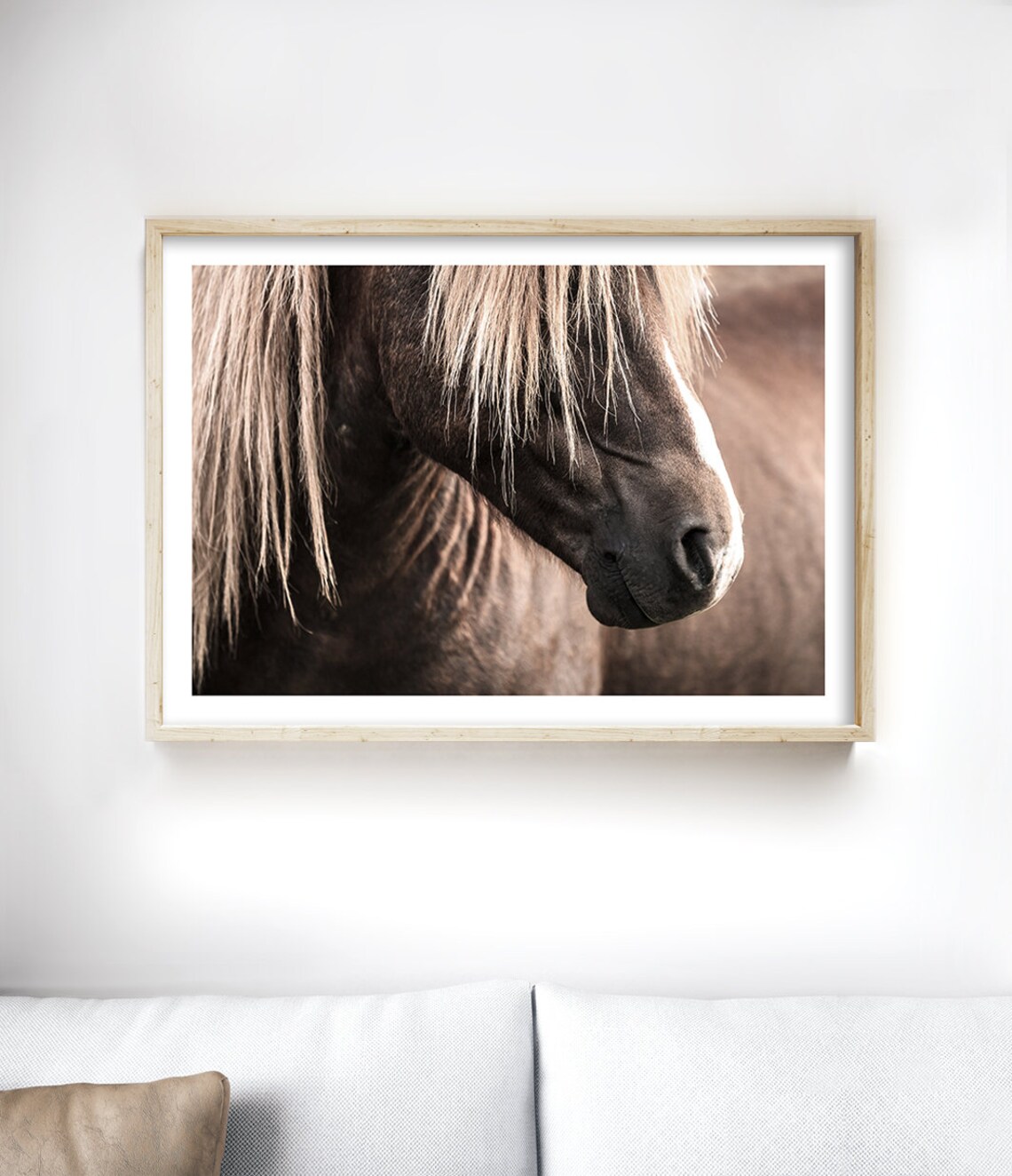 Horse Stallion Art Print, Equine Wall Art Decor - Image 3