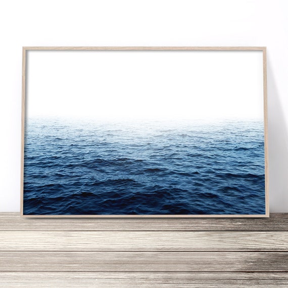 Ocean Photography Poster, Coastal Beach House Decor