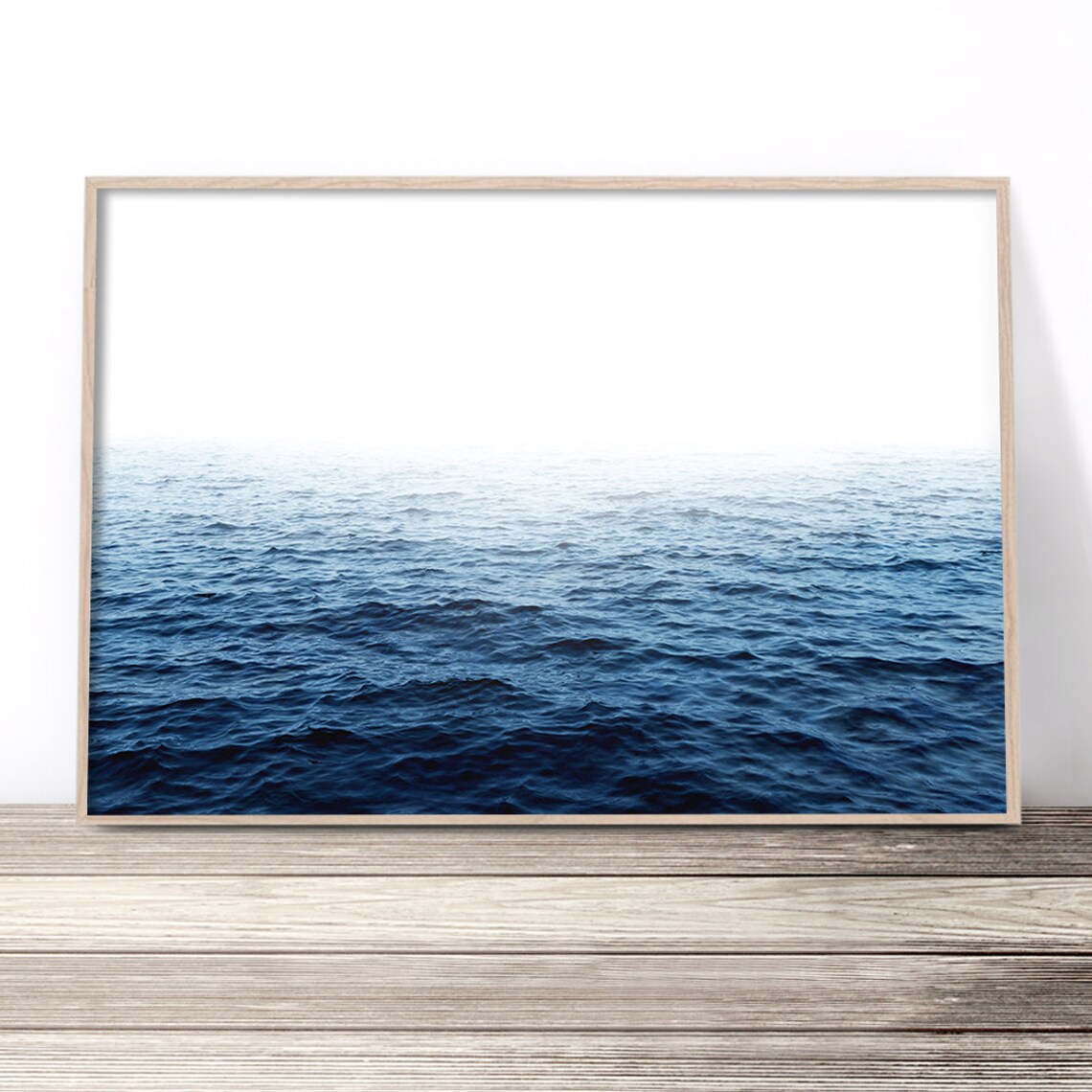 Ocean Photography Poster, Coastal Beach House Decor