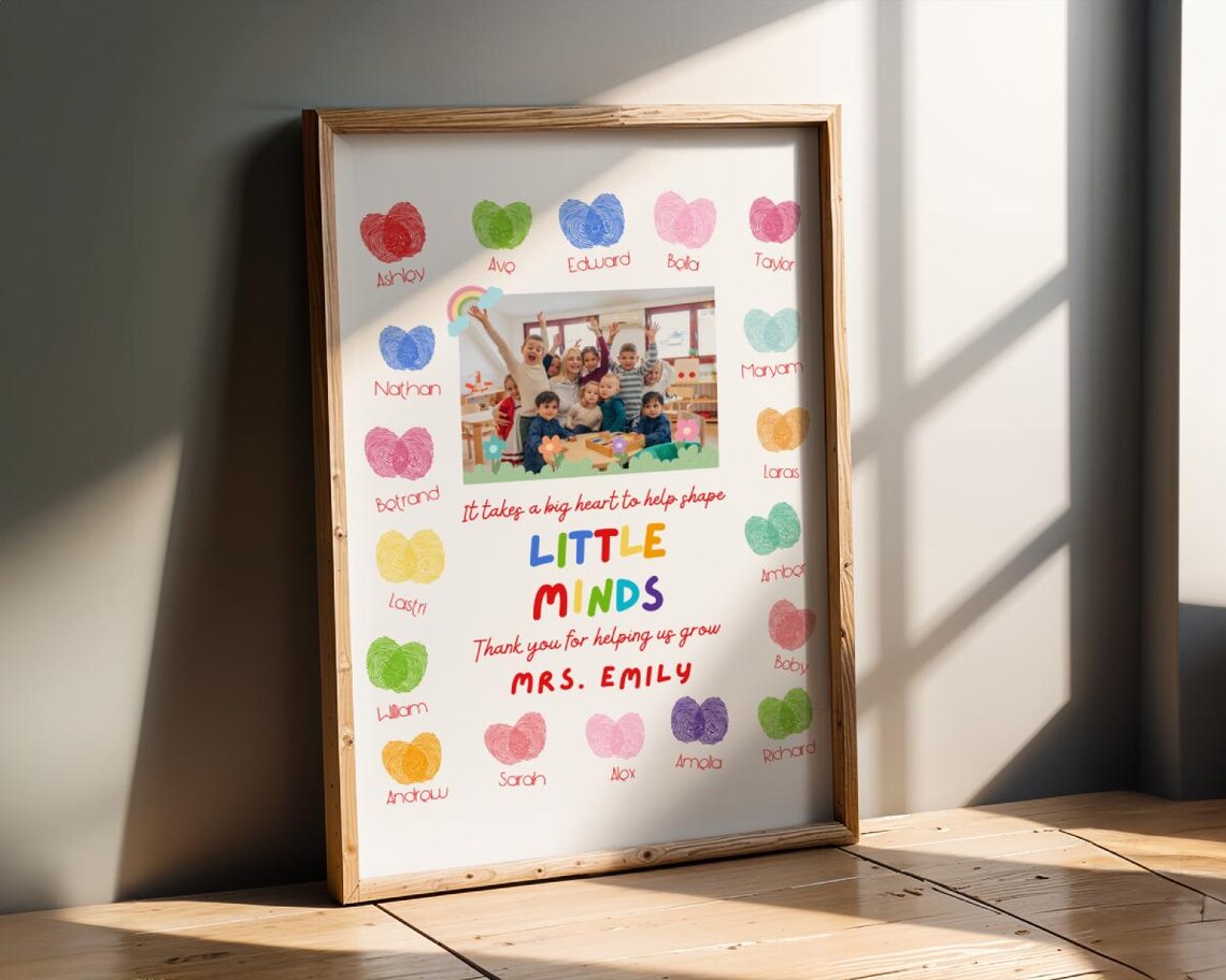 Teacher Appreciation Gift, Thank You Art Print - Image 4