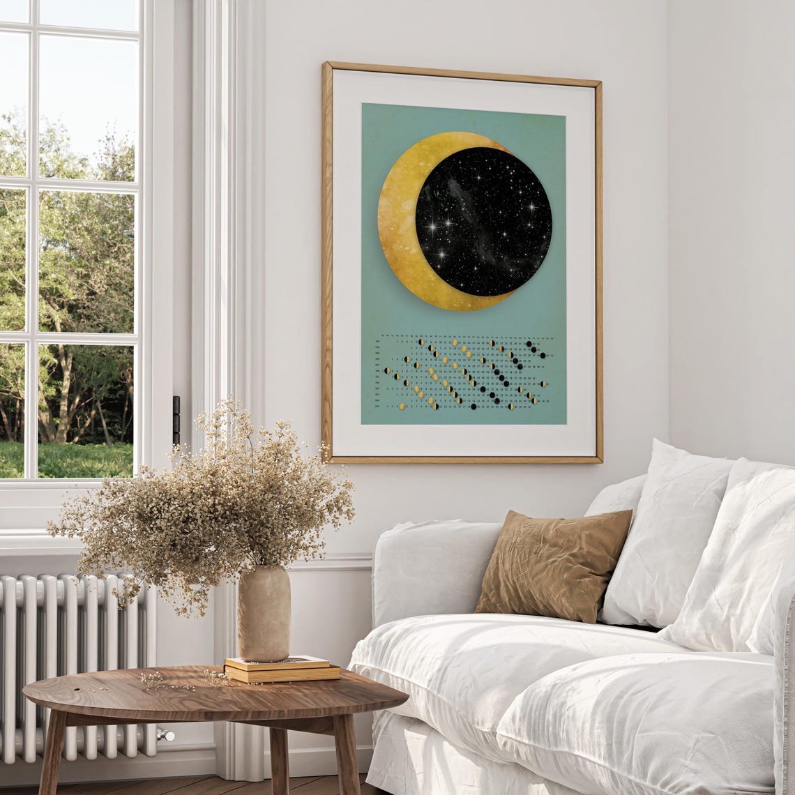 2025 Moon Phases Calendar Customized Moon Cycle Calendar - Image 3