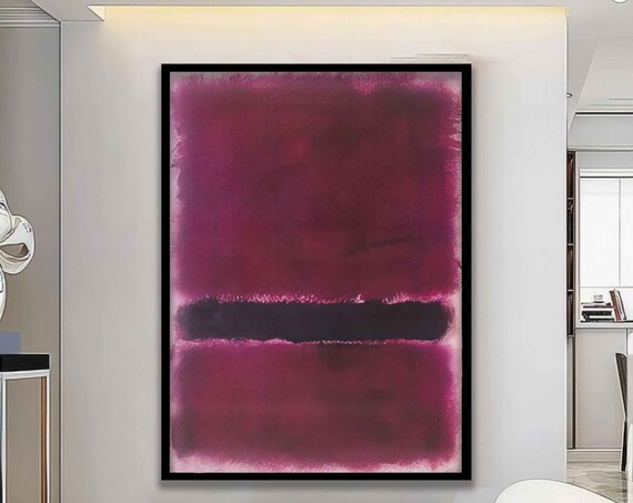 Mark Rothko Maroon Cherry Rot Mix Painting Mark Rothko Painting Rothko Art Museum Reproduction Art Poster Wall Decor