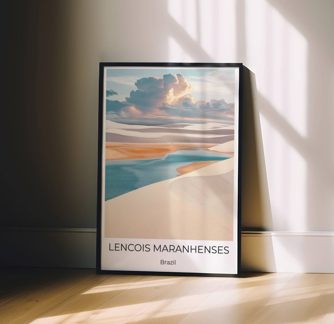 Lencois Maranhenses Brazil Travel Poster Brazil Lenis Maranhenses National Park Poster Brazil Gift - Image 4