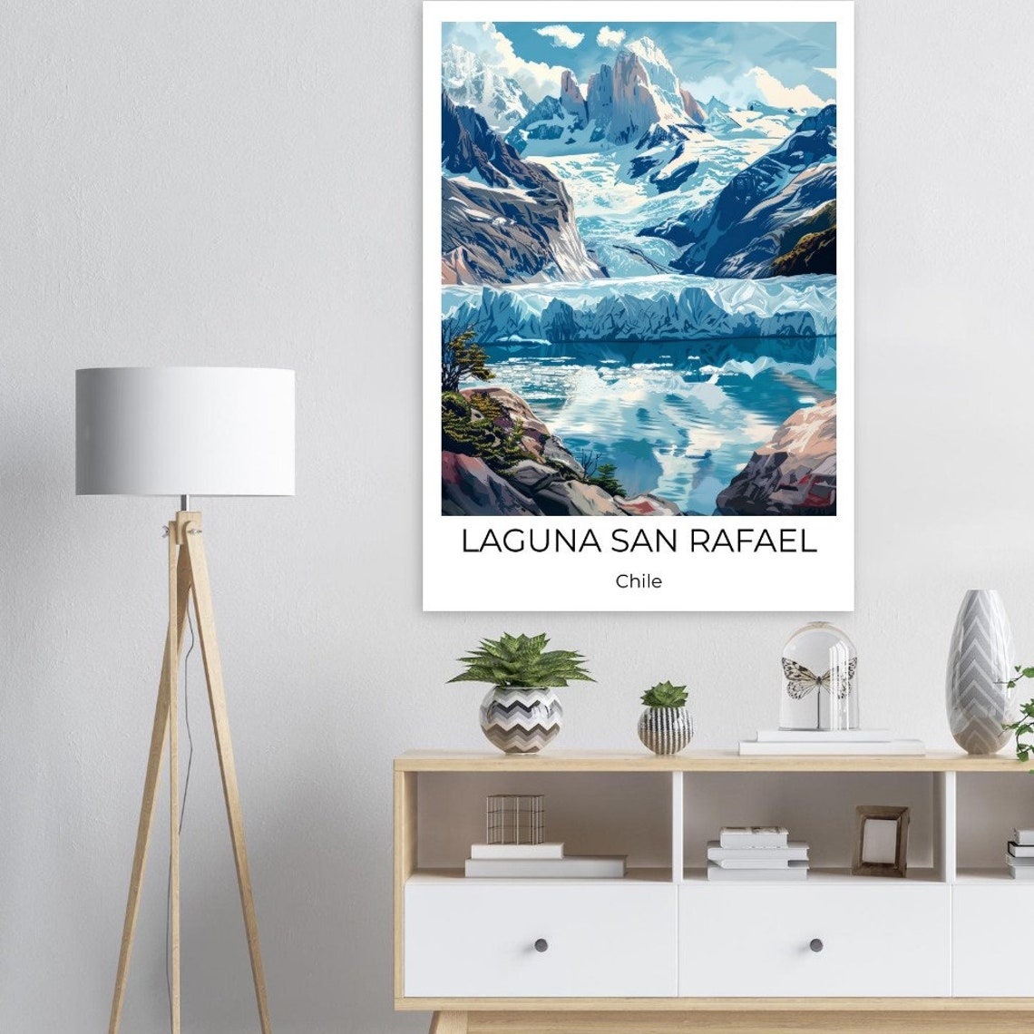 Laguna San Rafael Chile Glacier Peaks Blue Ice Lagoon Poster - Image 4