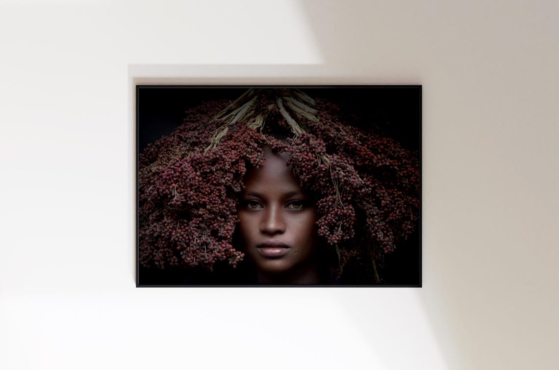 Suri Girl Of Omo Valley Ethiopia Ethnology Omo Valley Photography African Woman Wall Decoration Africa Poster