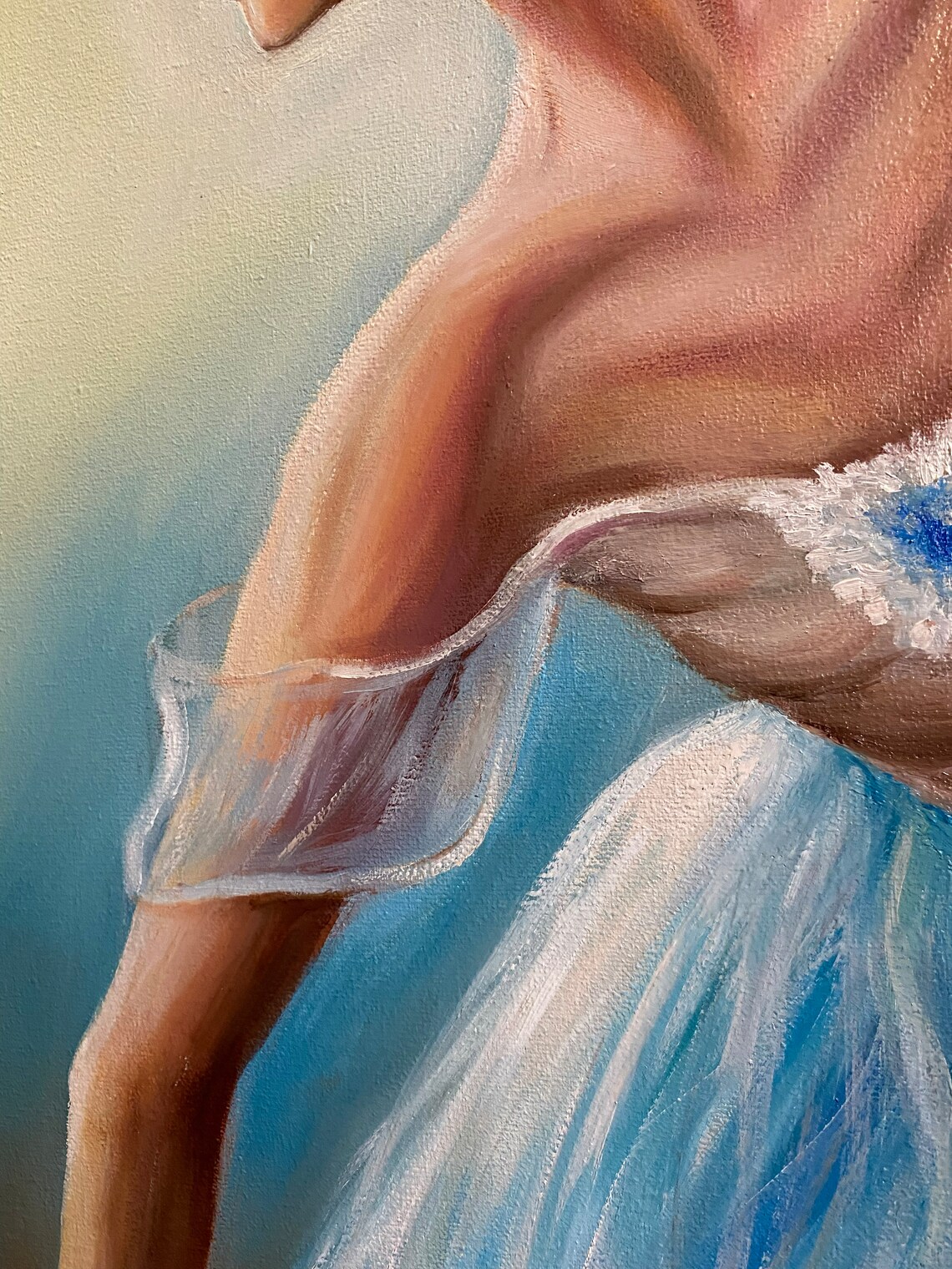 Ballerina Oil Painting Original Abstract Ballerina Dance Paintings On Ballet Painting Ballerina Wall Decor Ballet Art - Image 2