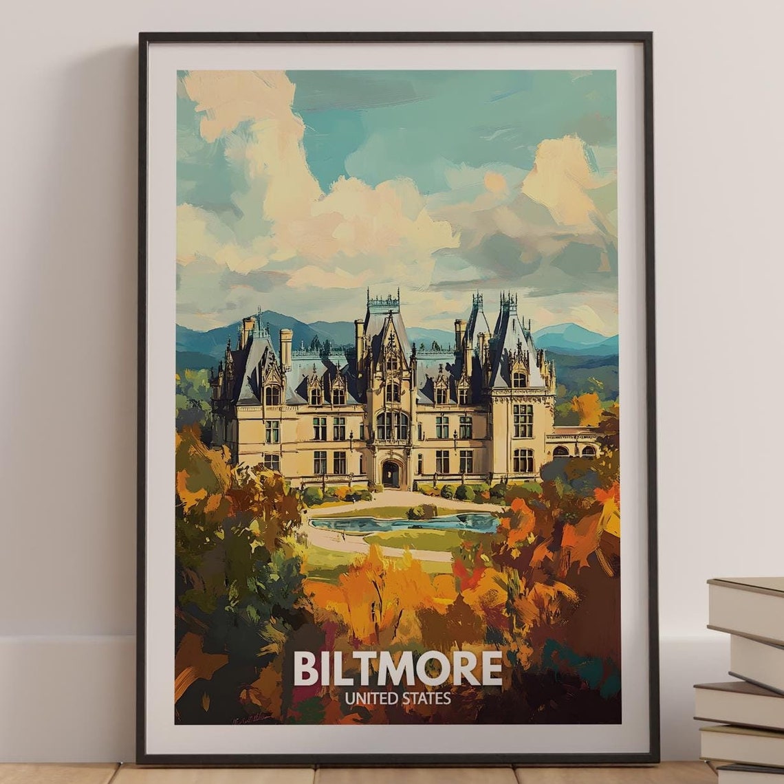 Biltmore Print United States Biltmore Poster United States Travel Art Poster United States Wall Art Decor
