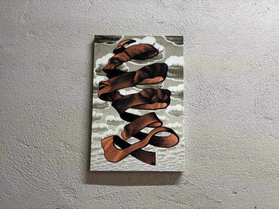 Rind By Mc Escher 3d Canvas Maurits Cornelis Poster Modern Wall Art Abstract Face Human Can