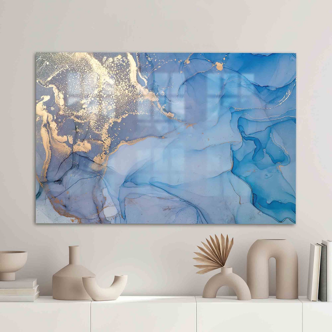 Alcohol Ink Glass Abstract Art Print