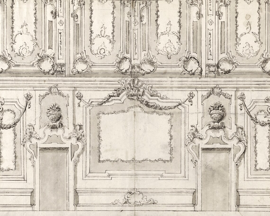 Classical Architecture Sketch Art Print, Vintage Style - Image 3