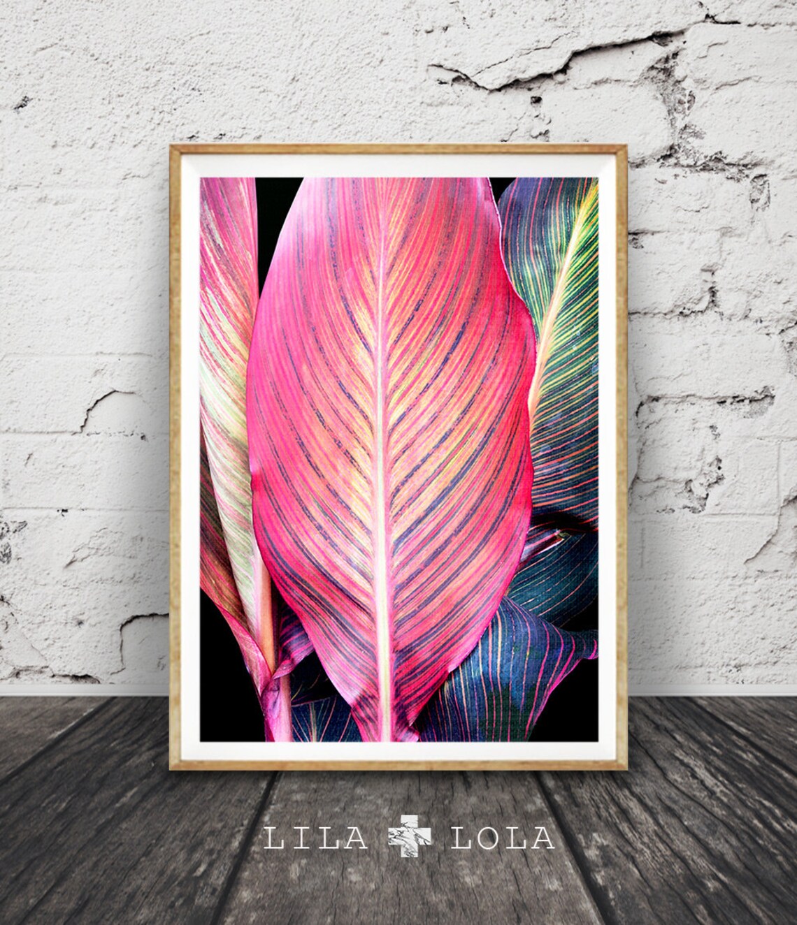 Tropical Leaf Print, Surf & Tropical Wall Art