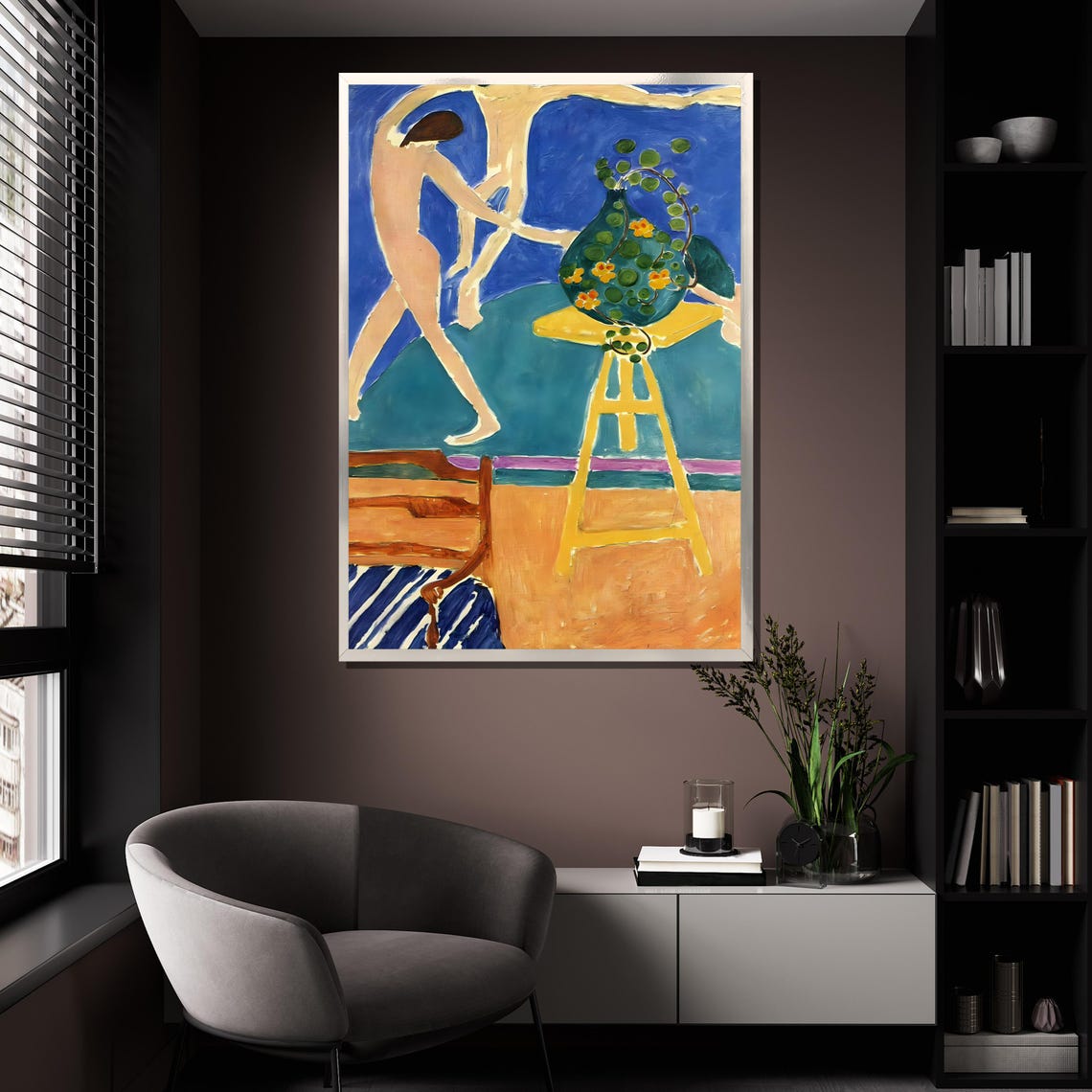 Henri Matisse The Painter And His Model Painting Colorful Wall Art Famous Artist Print Classic Gift - Image 4