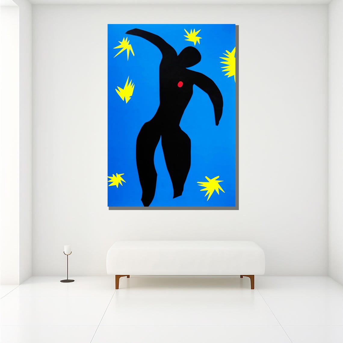 Henri Matisse Icarus Painting Modern Art Abstract Wall Decor Cut Out Artwork Classic Masterpiece Gift - Image 2