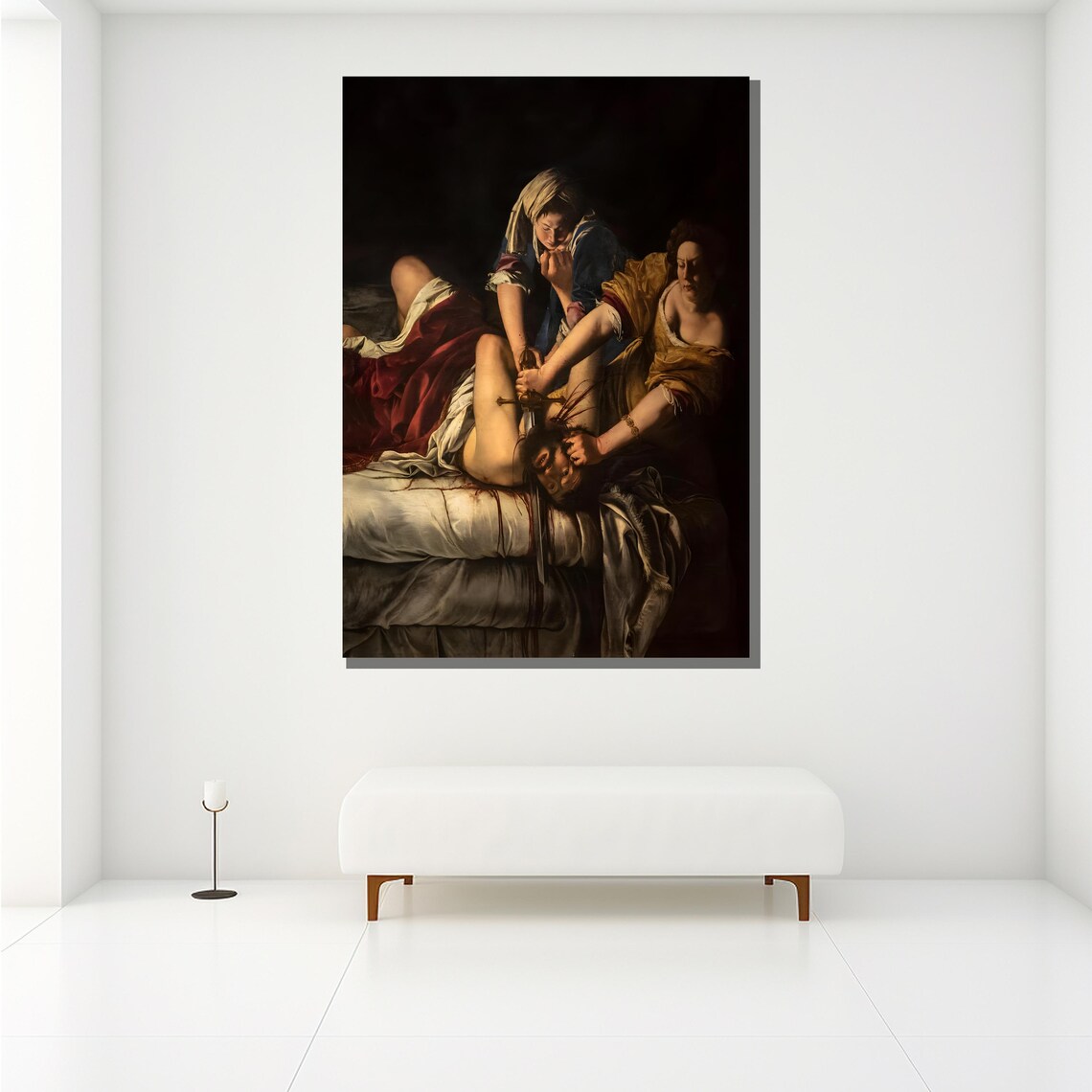 Artemisia Gentileschi Judith Slaying Holofernes Baroque Print - Image 2