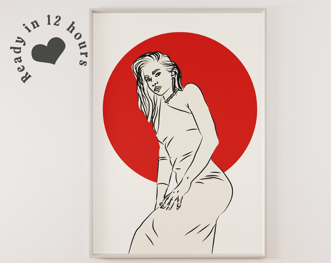 Personalized Line Art Drawing Birthday Gift Drawing From Photo Minimal Line Art Personalized Gifts Sketches From Photo Gift