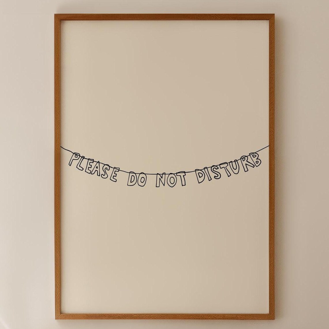 Please Do Not Disturb, Neutral Bedroom Decor