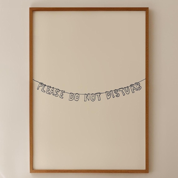 Please Do Not Disturb, Neutral Bedroom Decor
