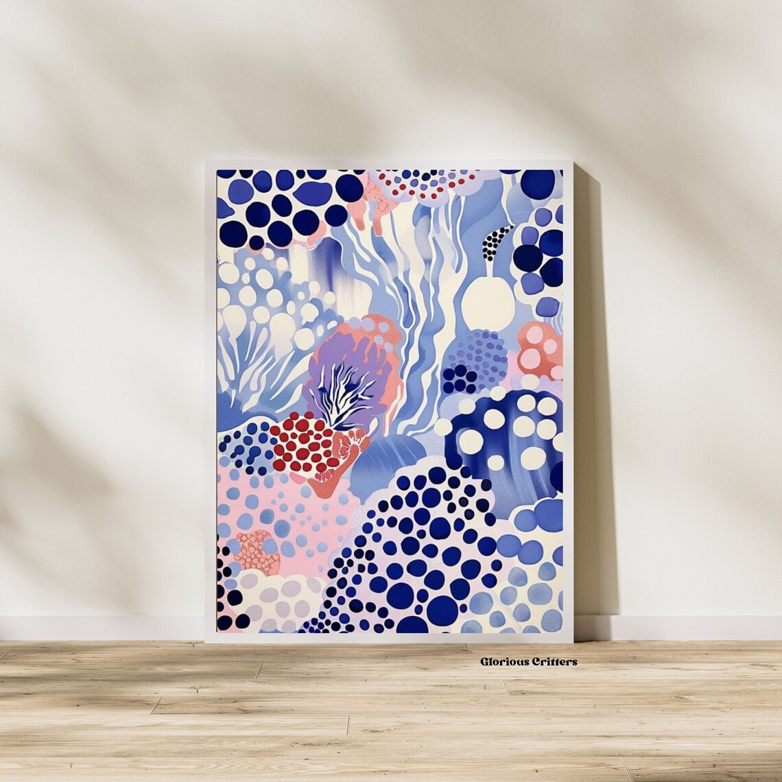 Japanese Abstract Exhibition Poster, Japandi Wall Art Print - Image 3