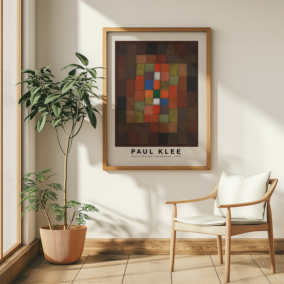 Paul Klee Static Dynamic Gradation 1923 Colorful Abstract Grid Poster - Image 4