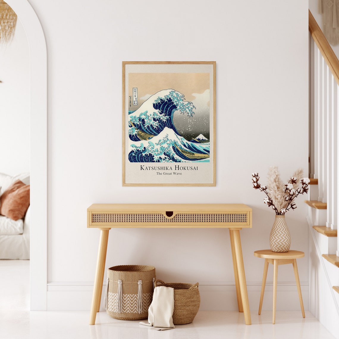 Katsushika Hokusai The Great Wave Off Kanagawa Japanese Poster - Image 3