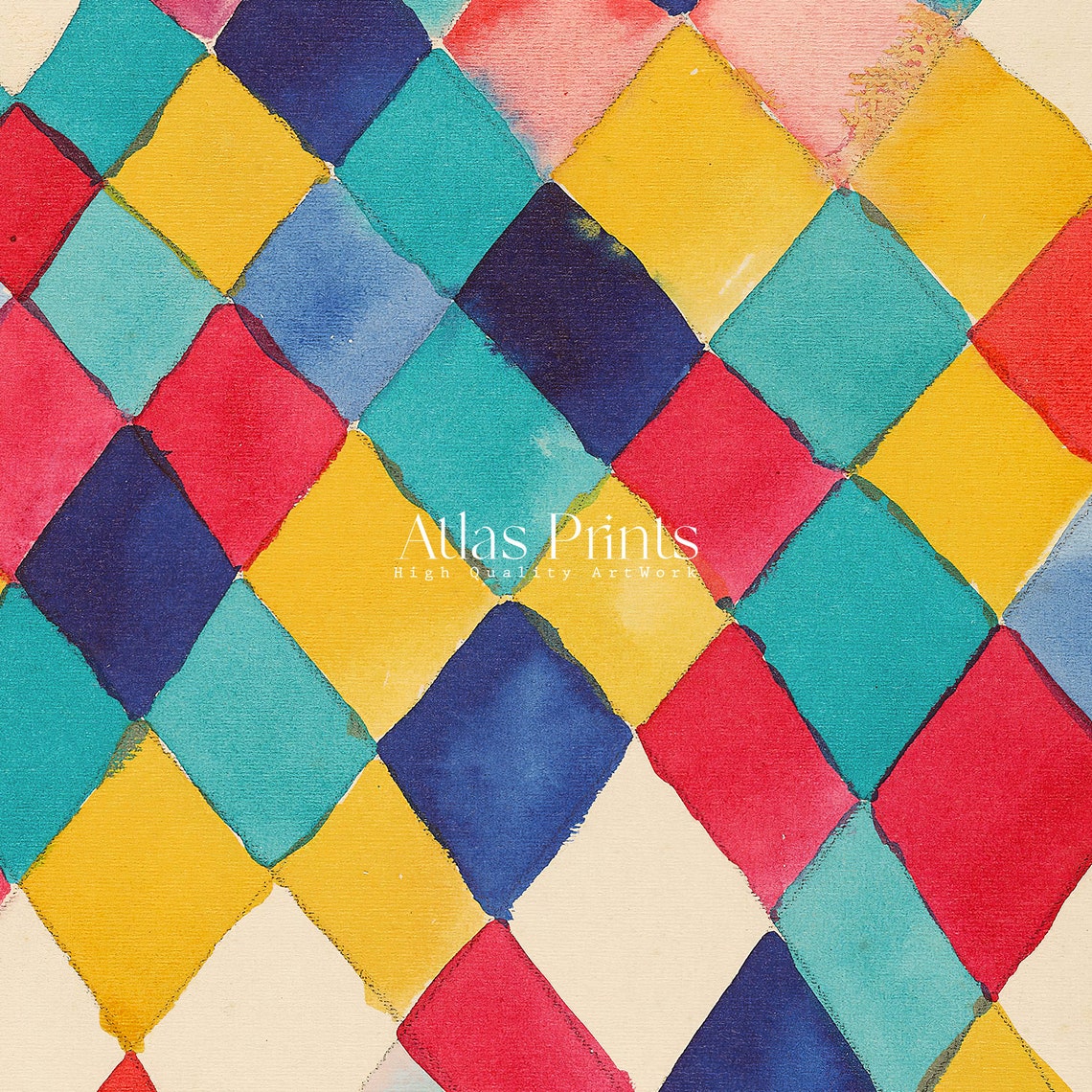 Wassily Kandinsky Color Study Rhombuses 1913 Abstract Wall Art - Image 5