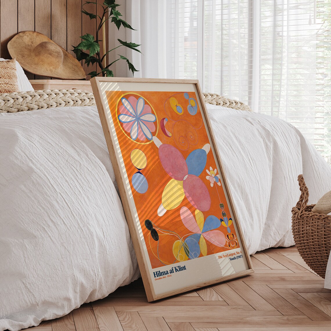 Hilma Af Klint The Ten Largest No 4 Youth 1907 Orange Art Poster - Image 5
