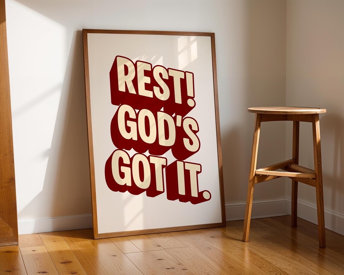 Christian Scripture Poster Print, Gift Ideas