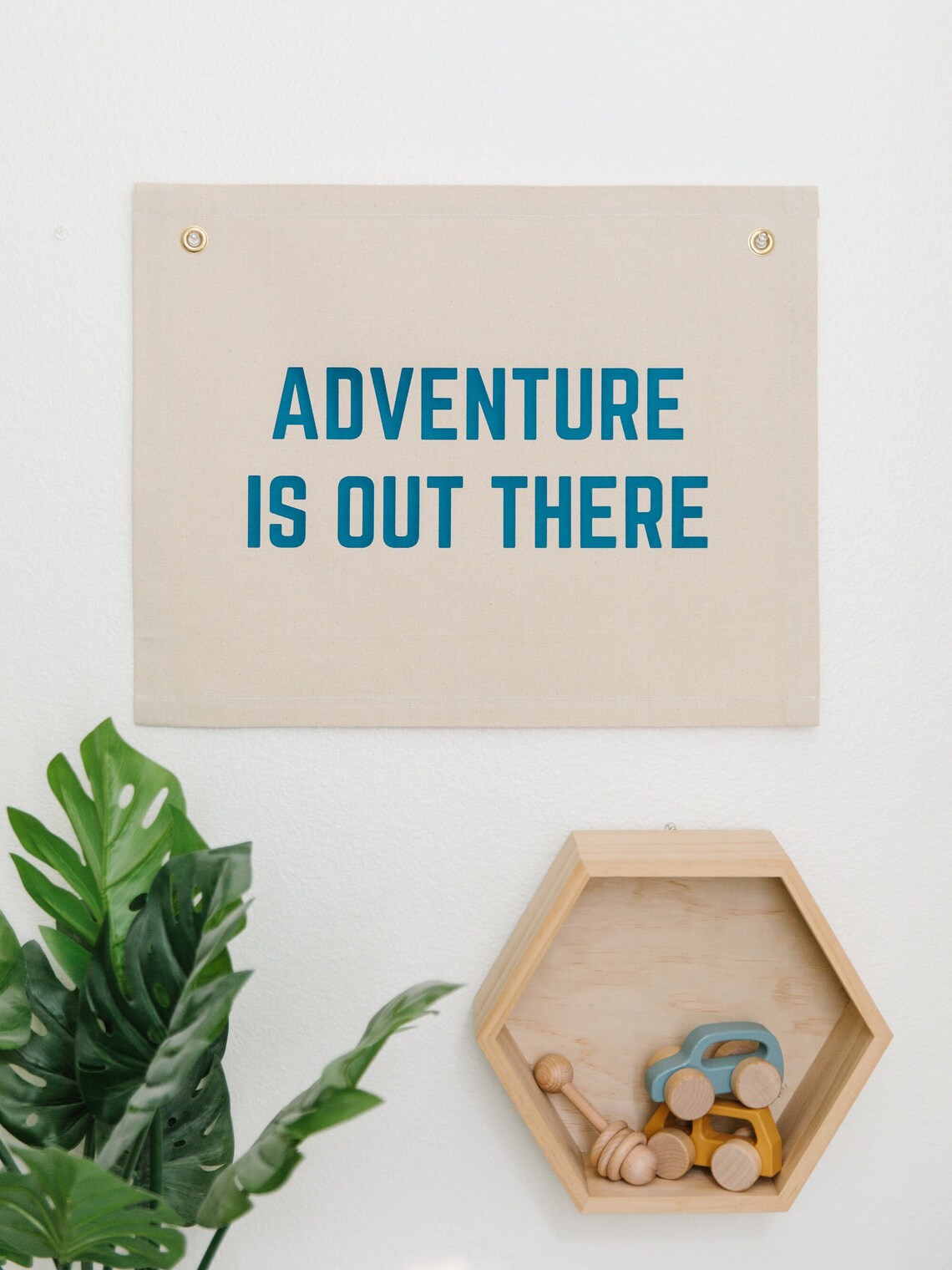 Adventure Is Out There Nursery Wall Banner, Woodland - Image 2