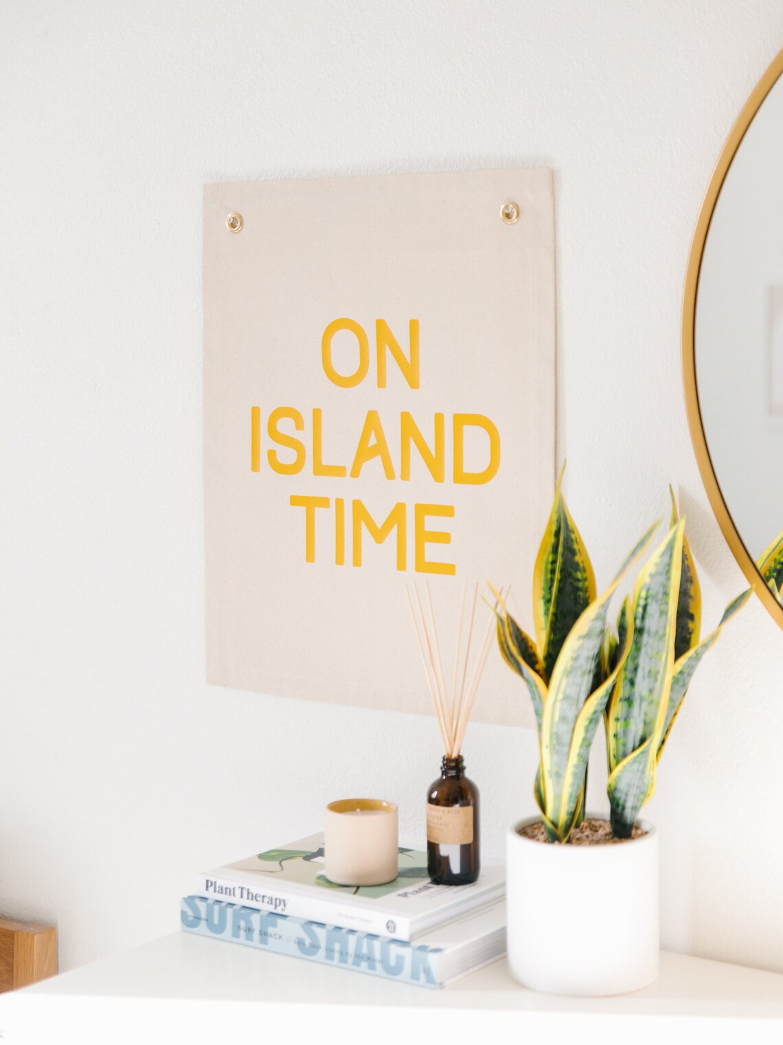 On Island Time Tropical Nursery Coastal Wall Art - Image 3