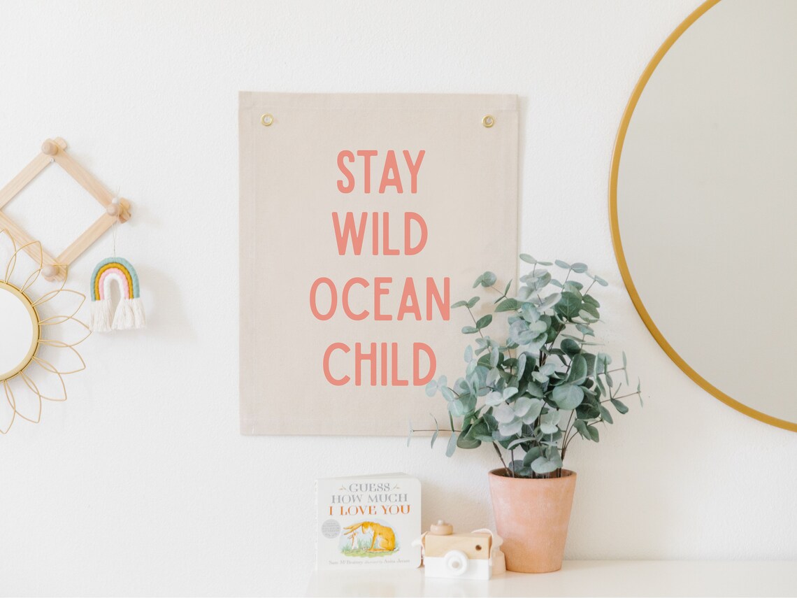Stay Wild Ocean Child Nursery Wall Decor Art Print - Image 3