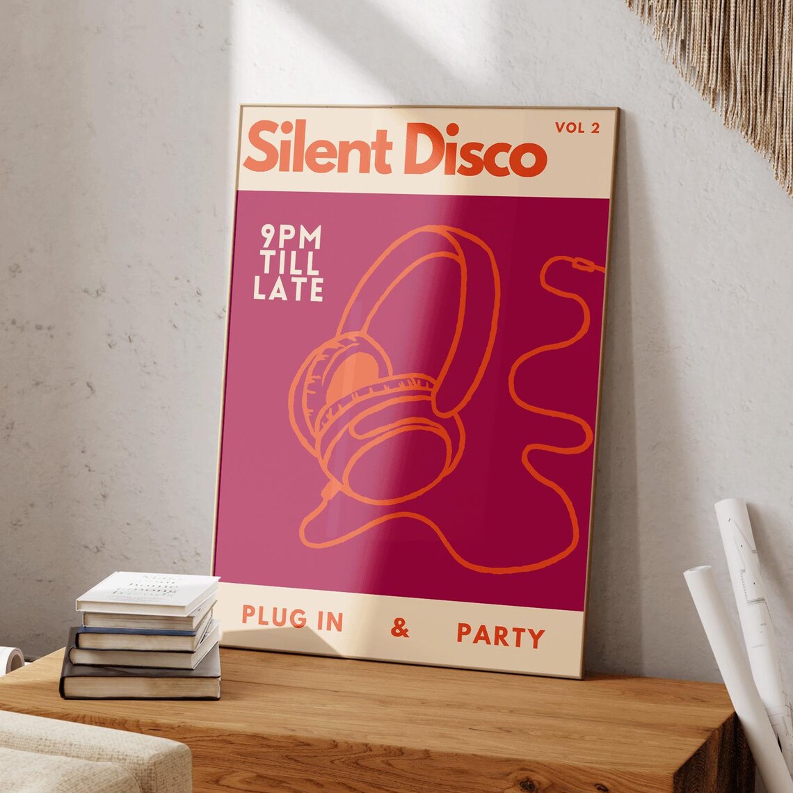 Silent Disco - Retro Music Art - Image 4