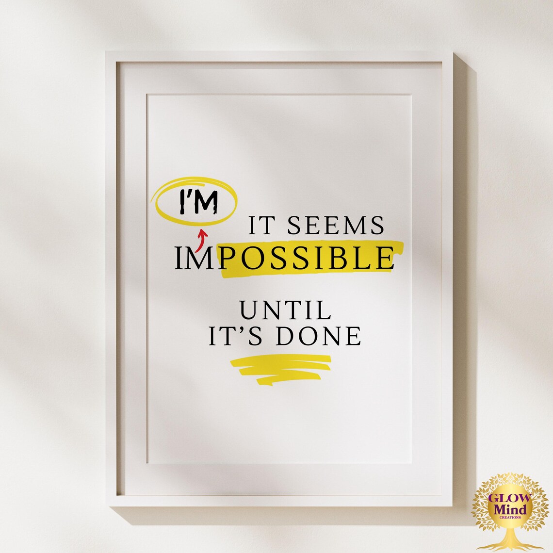 Success Mindset Quote, Growth Mindset Typography - Image 2