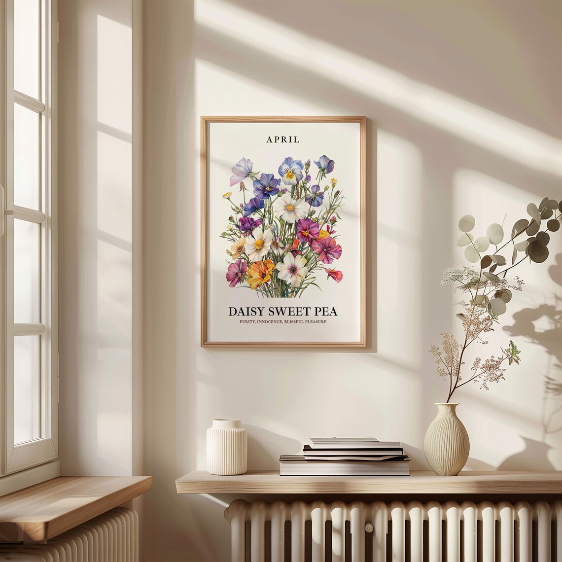 April Flower Month Poster Print - Image 3