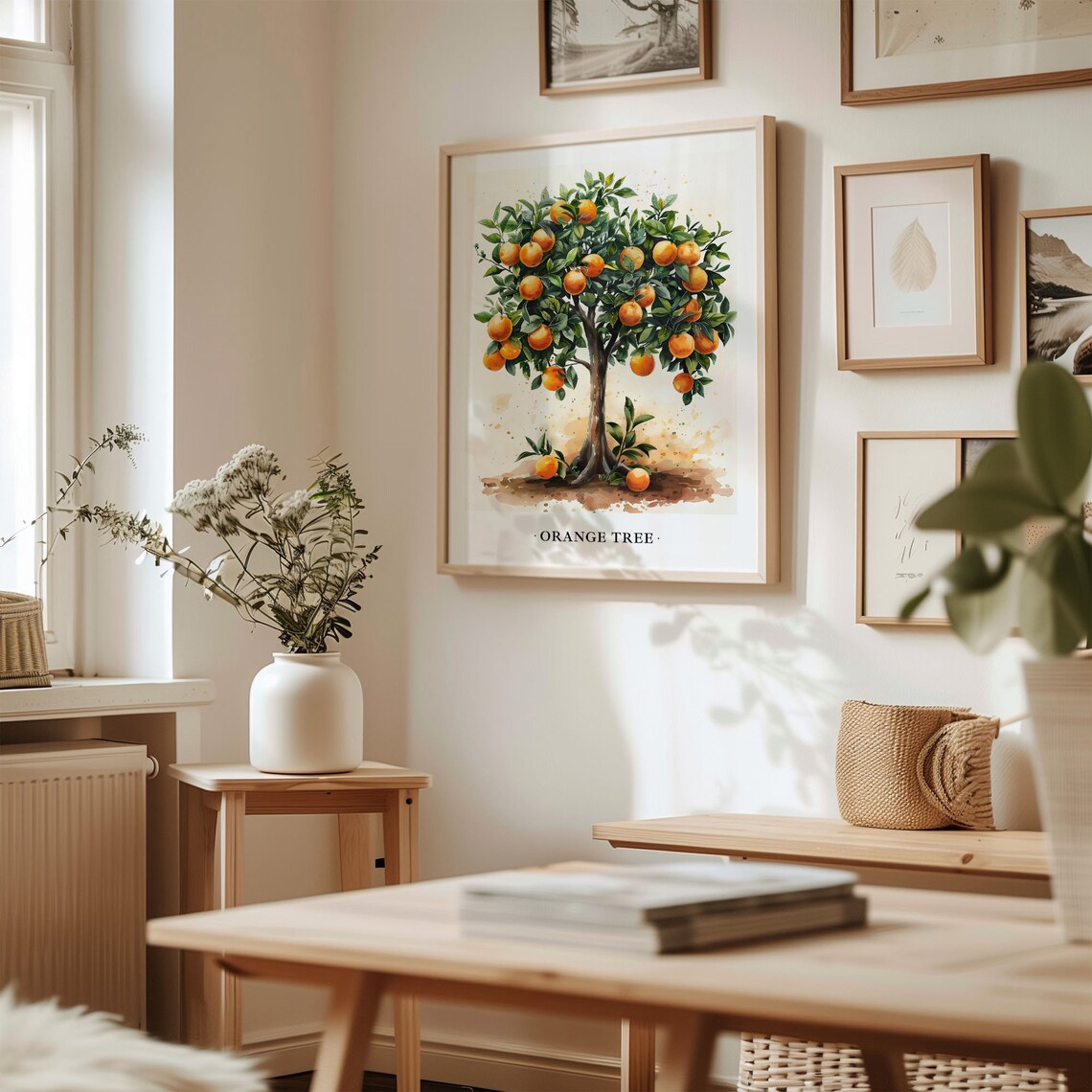 Orange Tree Botanical Art Print, Kitchen Decor - Image 2