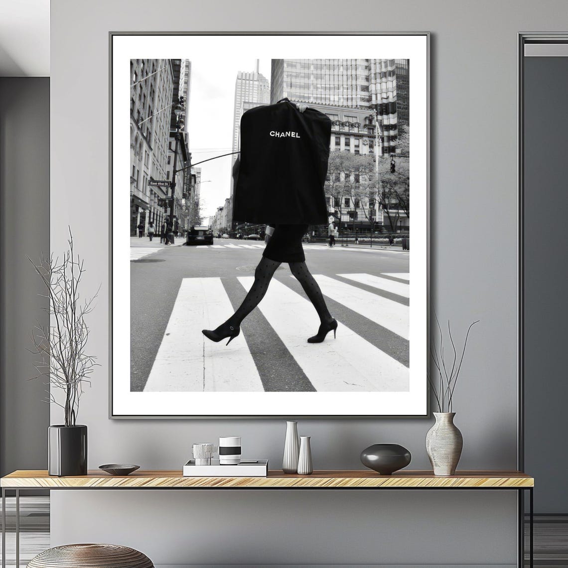 Woman Walking The Street Fashion Poster Feminist Print Fashion Wall Art Home Decor Art Decor Art - Image 4