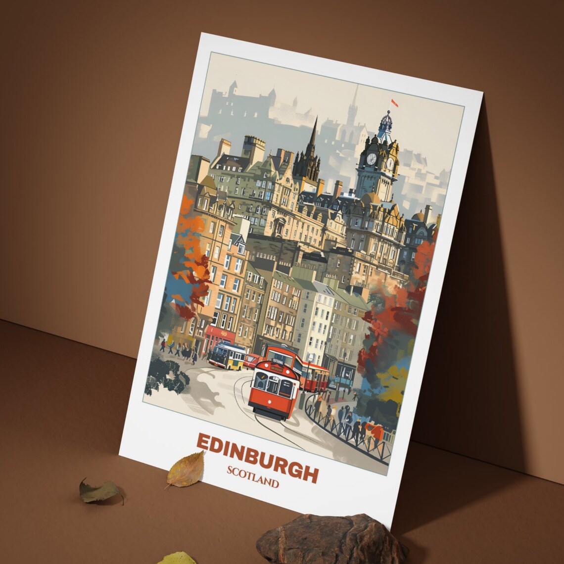 Edinburg Travel Poster, Scotland Travel Poster - Image 4