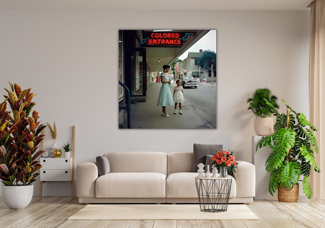 Gordon Parks Colored Entrance 1956 Civil Rights Photo Poster - Image 3