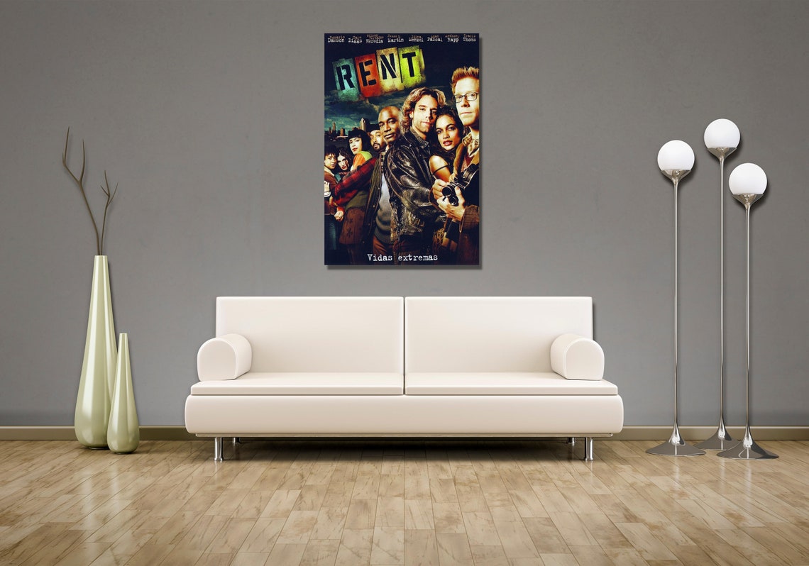 Rent Movie Musical Poster Original Ensemble Cast Group Photo - Image 3