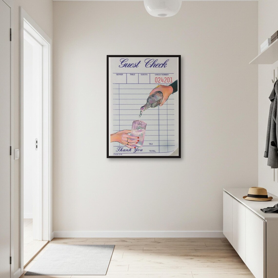Retro Drink Pour Poster, Vintage Bar Decor - Image 2